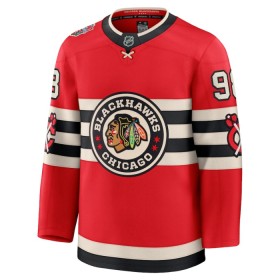 Miesten NHL Chicago Blackhawks Pelipaita Fanatics Premium NHL Connor Bedard Winter Classic 2024-25 Punainen